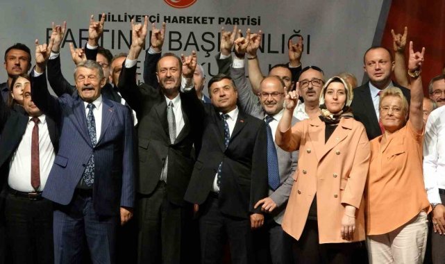 Bartın'da partisinin 10. İl Kongresi'ne katılan MHP Genel Sekreter ...