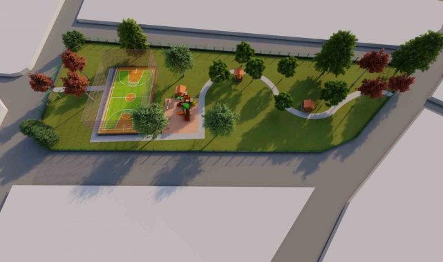 Başiskele Belediyesi Seymen Mahallesi'ne çocuklar için yeni oyun parkı ...