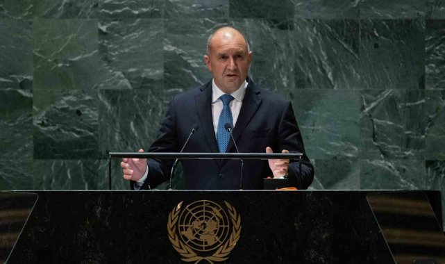 Bulgaristan Cumhurbaşkanı Rumen Radev, Birleşmiş Milletler (BM) Genel Kurul...