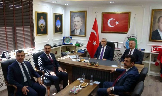 Çalışma ve Sosyal Güvenlik Bakanı Vedat Işıkhan, Zonguldak ziyareti çerçeve...