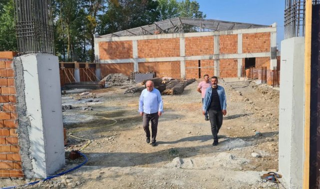 DÜZCE(İHA) – Düzce'nin Beyköy Beldesinde yapımı süren bin 500 metrekare...