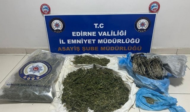 Edirne Emniyet Müdürlüğü ekiplerince son 1 hafta içerisinde yapılan operasy...