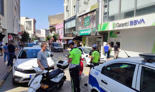 Edirne'nin Keşan ilçesinde motosikletlere yönelik uygulamada 38 motosik...