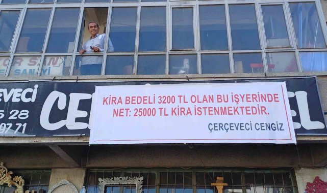 İş yeri sahibi Selahattin Erdem, ihtarname ile kiracısı Cengiz Örsel'de...