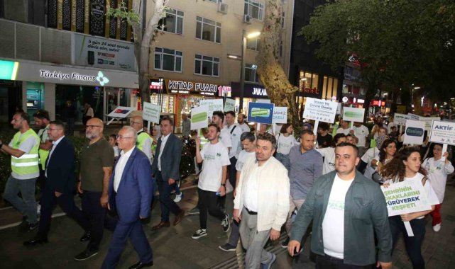 Kocaeli'de Avrupa Hareketlilik Haftası çerçevesinde düzenlenen Arabasız...