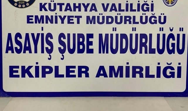 Kütahya'da mala karşı işlenen suçlara yönelik önleyici hırsızlık uygula...