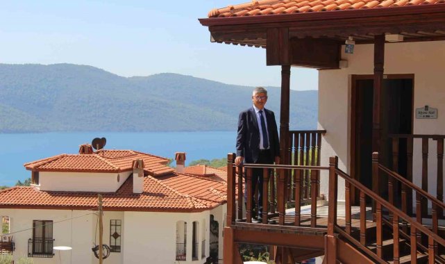 Muğla Sıtkı Koçman Üniversitesi'nin Ula'nın turistik Akyaka Mahalle...