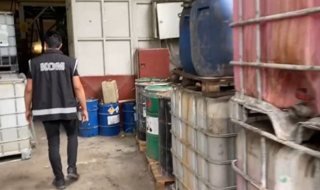 Samsun'da KOM polisi tarafından düzenlenen ve 7 kişinin gözaltına alınd...