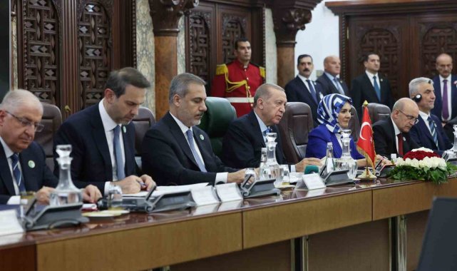 Cumhurbaşkanı Recep Tayyip Erdoğan, Cezayir Cumhurbaşkanı Abdülmecid Tebbun...