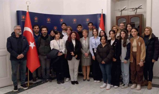 Diyarbakır Gaziler Anadolu Lisesi öğrencileri, Türkiye Ulusal Ajansı tarafı...