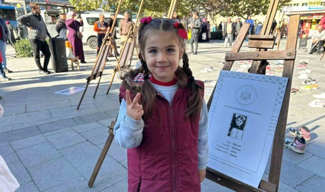 Gaziantep'te, Gazze'de İsrail saldırılarında hayatını kaybeden çocu...