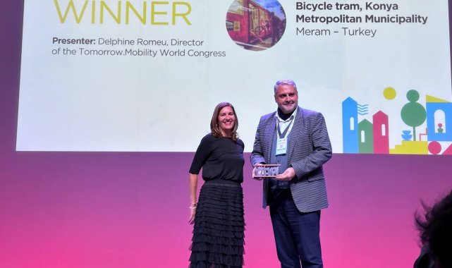 Konya Büyükşehir Belediyesi, "Bisiklet Tramvayı" ile İspanya Bars...