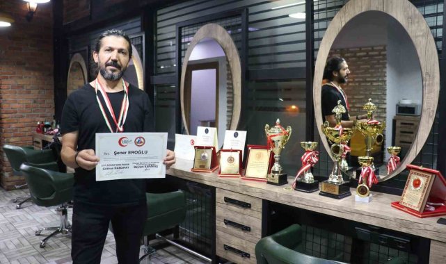 Malatya'da kuaför Şener Eroğlu, 26 ülkenin katıldığı Global Fashion Pro...