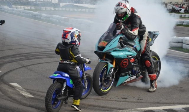 Aydın'ın Nazilli ilçesinde go-kart pisti bugün yapılan etkinliklerle meraklılarına