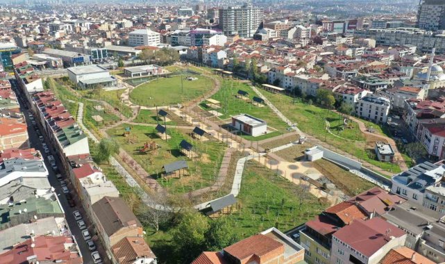 Bayrampaşa'da inşa edilen bölgenin en büyük Millet Bahçesi, 45 bin metr...