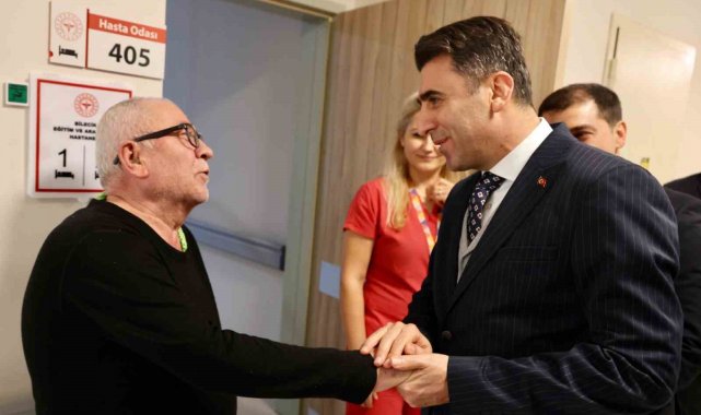 Bilecik Valisi Şefik Aygöl, Bilecik Eğitim ve Araştırma Hastanesinde yatan ...