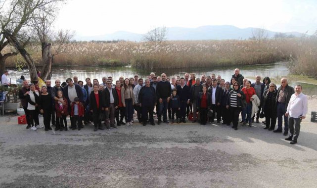 Bodrum Belediye Başkanı Ahmet Aras ve CHP Bodrum İlçe Başkanı Tuna Işın, ma...