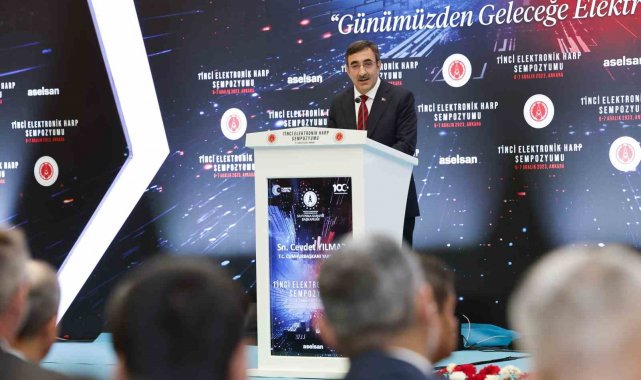 Cumhurbaşkanı Yardımcısı Cevdet Yılmaz, "Elektronik harp sistemlerimiz...