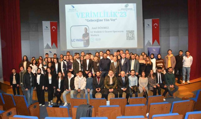 DÜZCE(İHA) – Düzce Üniversitesi Endüstri Mühendisliği Topluluğu'nun düz...