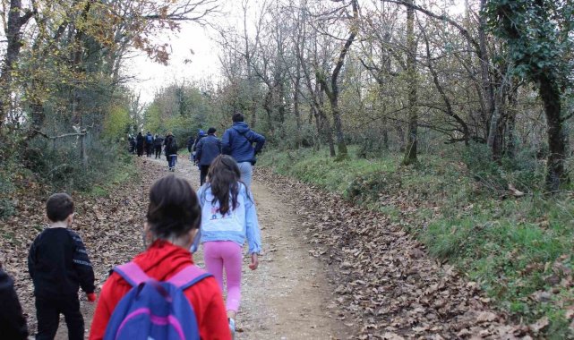 Düzce Yürüyor Yüzler Gülüyor da sporcular ve aileleri bu hafta Kent Ormanı&...