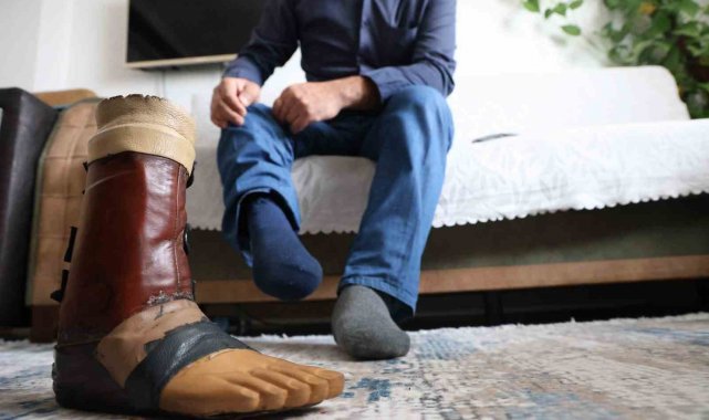 Elazığ'da ikamet eden 42 yaşındaki bedensel engelli Öztürk Kaya, yaşadı...