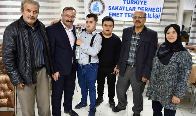 Emet Belediye Başkanı Hüseyin Doğan, 3 Aralık Dünya Engelliler Günü münaseb...