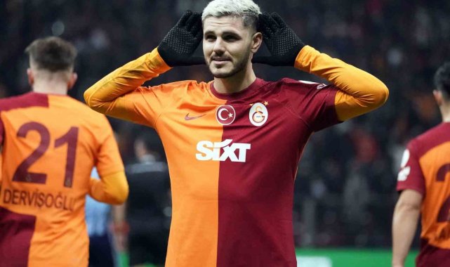 Galatasaray'ın Arjantinli futbolcusu Mauro Icardi, Adana Demirspor maçı...