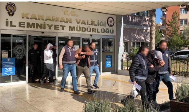 Karaman'da haklarında kesinleşmiş hapis cezası bulunan 6 kişi yakalandı...