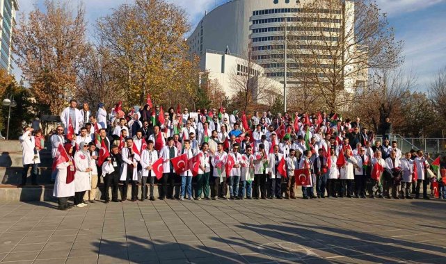 Kayseri'de hekimler, diş hekimleri, eczacılar, sağlık çalışanları ve öğ...