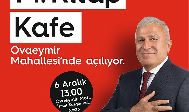 Kitap Kafe'lerin 14'üncüsü Ovaeymir'de açılıyor