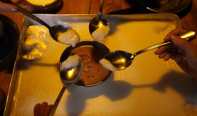 Konya'da kış aylarının vazgeçilmez lezzetleri arasında yer alan arabaşı...