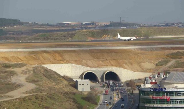 Sabiha Gökçen Havalimanı'nın 2. pisti için inşa edilen tünel "açık...