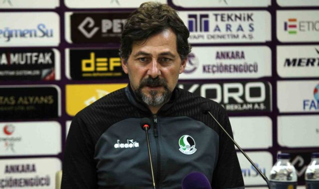 Sakaryaspor Teknik Direktörü Turgay Karslı, Ankara Keçiörengücü karşılaşmas...