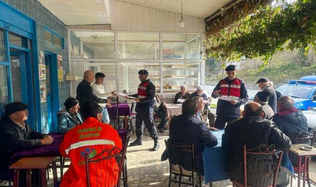 Sinop İl Jandarma Komutanlığı personelleri tarafından "fırtına öncesin...