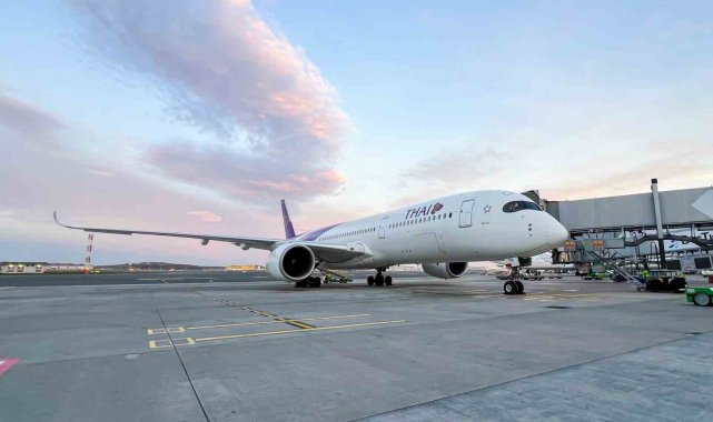 Tayland merkezli havayolu şirketi Thai Airways (THAI), İGA İstanbul Havalim...