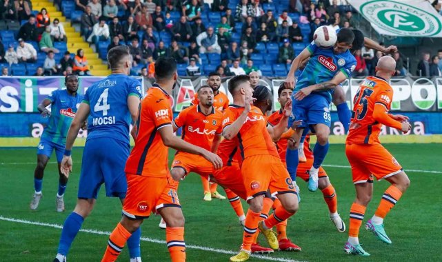 Trendyol Süper Lig'in 14. haftasında Çaykur Rizespor, RAMS Başakşehir