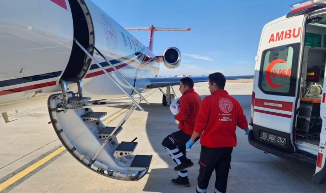 Van'da doğumu gerçekleşen ve kalp hastalığı bulunan yenidoğan bebek, uç...