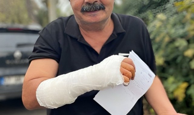 Zonguldak'ta kavga eden iki kediyi ayırmak isteyen Engelsiz Yaşam Merke...