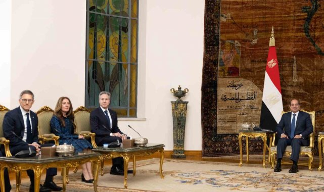ABD Dışişleri Bakanı Antony Blinken, Orta Doğu turunun son durağı Mısır'...