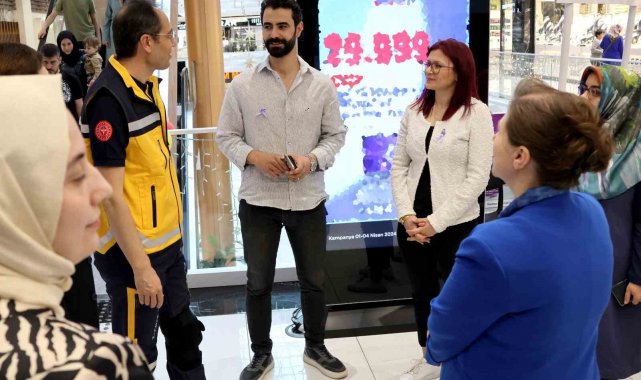 1-7 Nisan Kanser Haftası münasebetiyle Melikgazi Hayri Güldüoğlu Aile Sağlı...