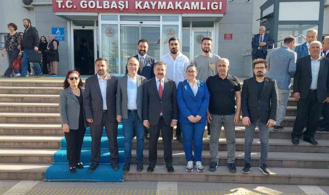 Gölbaşı'nda belediye başkanlığı seçimlerini kazanan Yakup Odabaşı, Gölb...