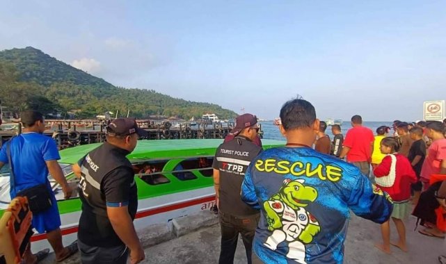 Tayland'da denizin ortasında alev alan feribottaki 108 kişi son anda ku...