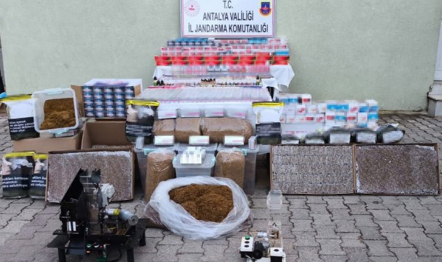 Antalya'nın Kumluca ilçesinde Kaçakçılık ile Mücadele kapsamında yapıla...