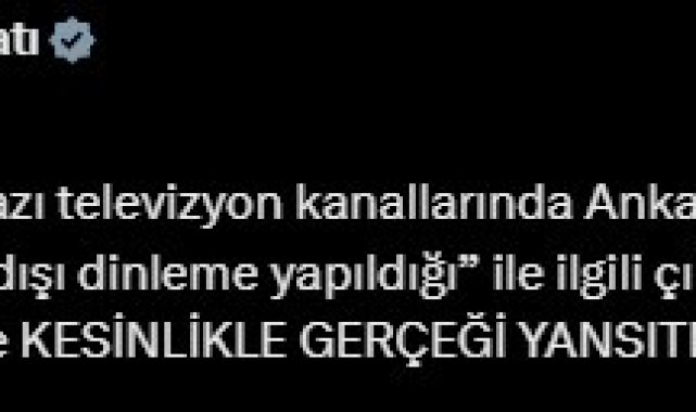 Emniyet Genel Müdürlüğü, Ankara İl Emniyet Müdürlüğünce "yasa dışı din...