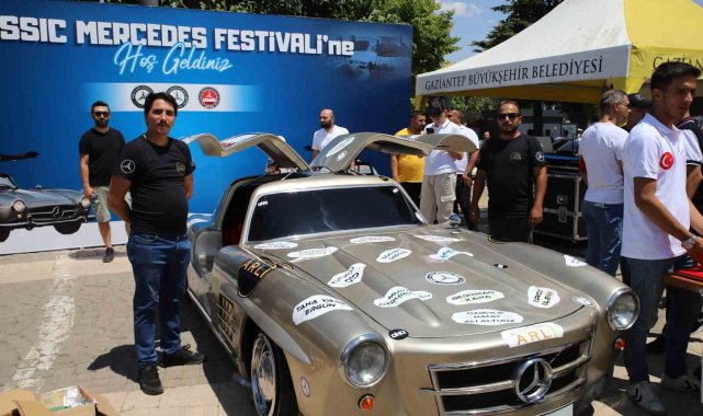Gaziantep Büyükşehir Belediyesi tarafından organize edilen Classic Mercedes...