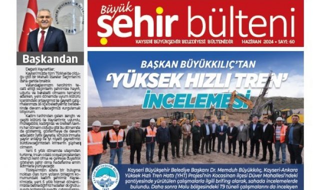 Kayseri Büyükşehir Belediyesi'nin düzenli olarak hazırlayarak, vatandaş...