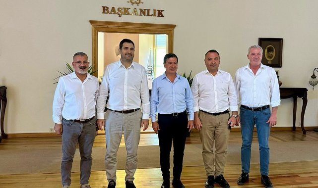 Ortaca Belediye Başkanı Evren Tezcan, Ak Parti İlçe Başkanı Burak Kaplan