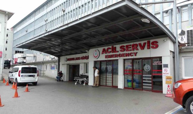 Trabzon'da Fatih Devlet Hastanesi Acil Servisine başvuran bir hasta ve ...