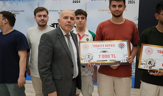 663 sporcunun katıldığı Satranç Türkiye Kupası heyecanı sona erdi