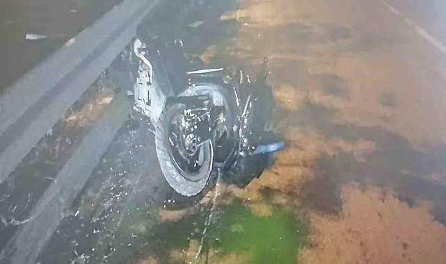Karacabey'de motosiklet kazası: 1 ölü